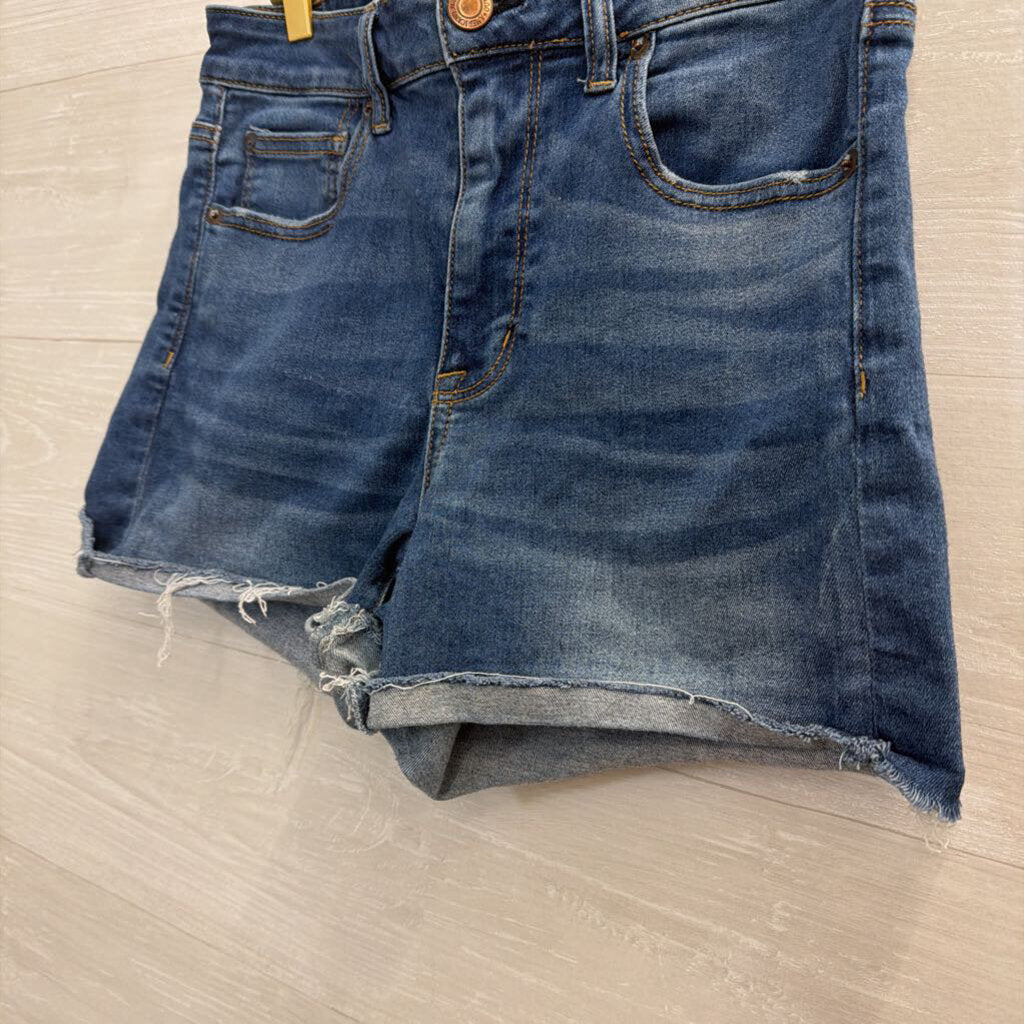 American Eagle Dark Wash Denim Shorts 12