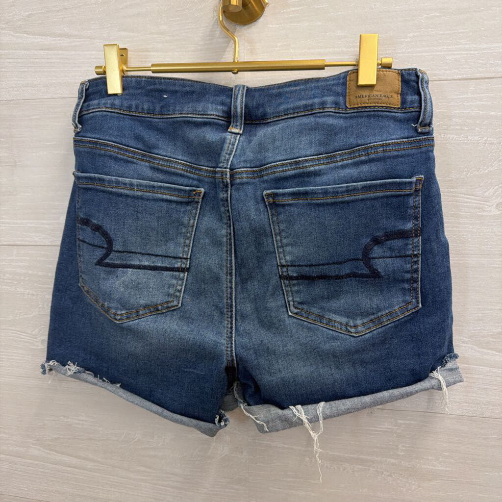 American Eagle Dark Wash Denim Shorts 12
