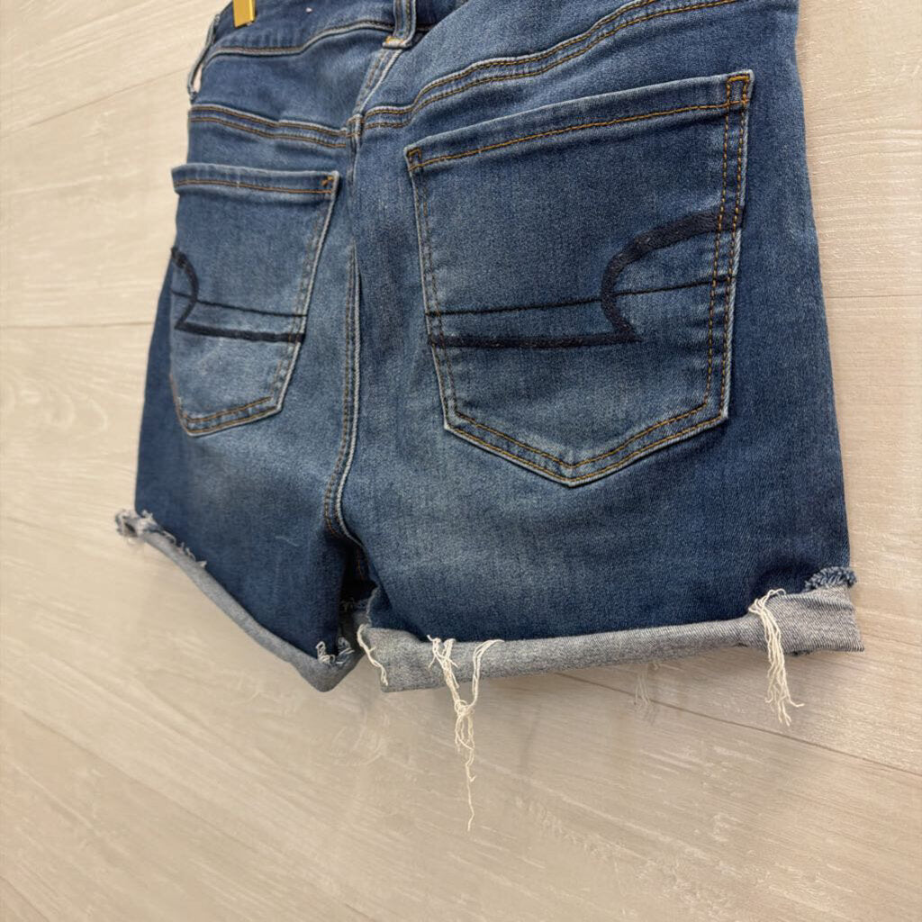 American Eagle Dark Wash Denim Shorts 12