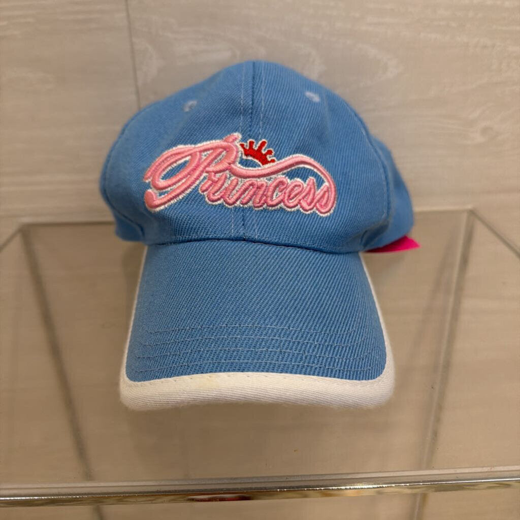 Blue/ Pink Embroidered Princess Baseball Hat