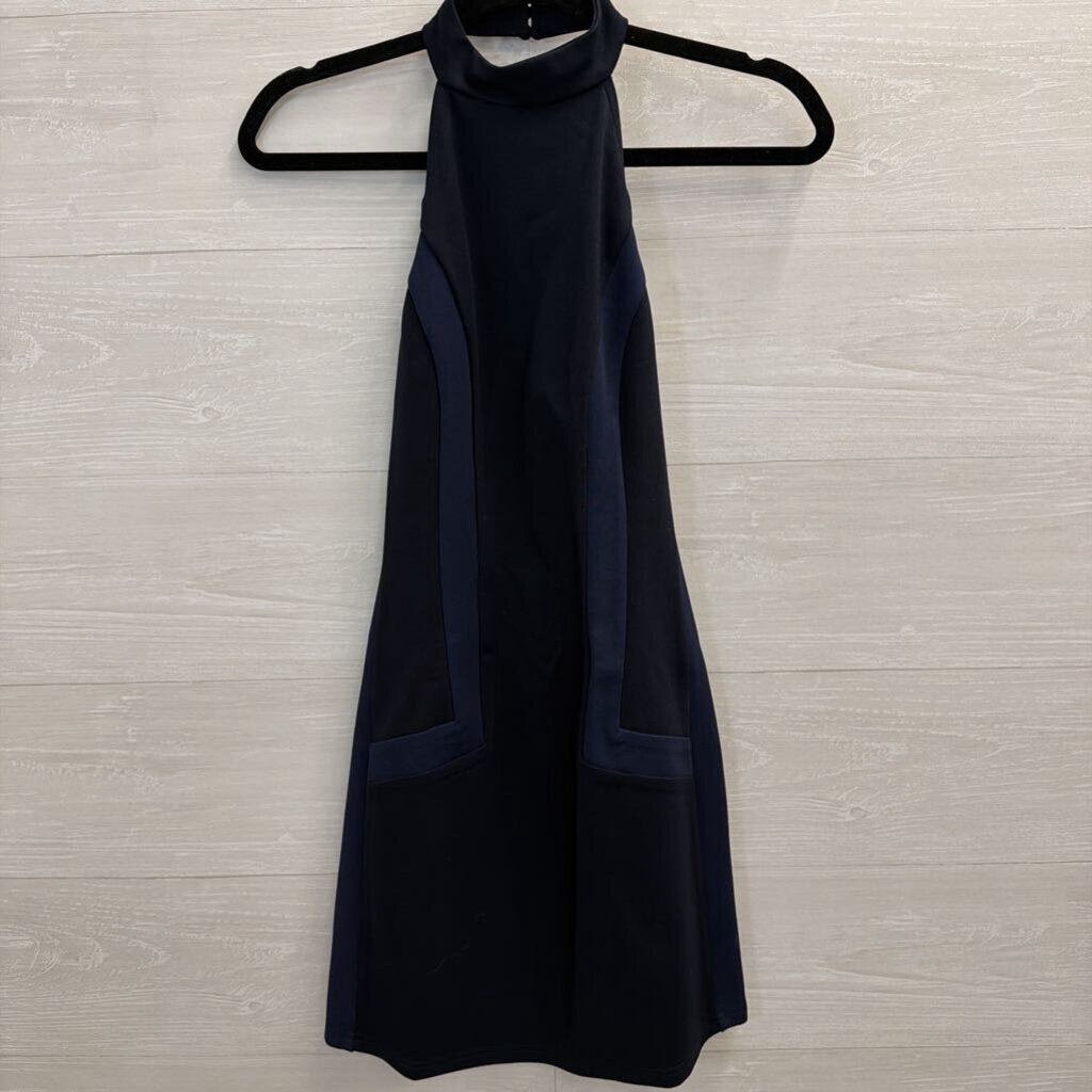 TOBI Navy Halter Neck Dress Small