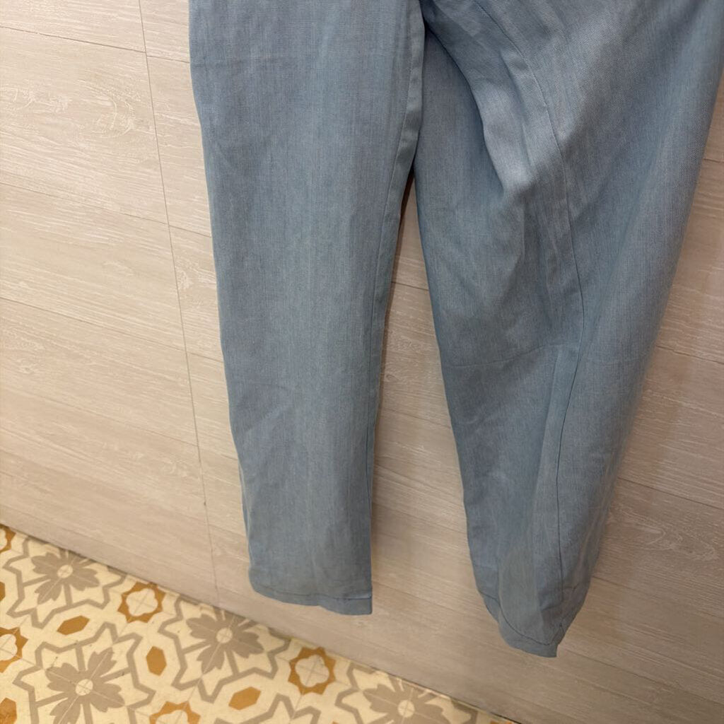 Dolce Vita Blue Wide Leg Tie Back Jumpsuit Small