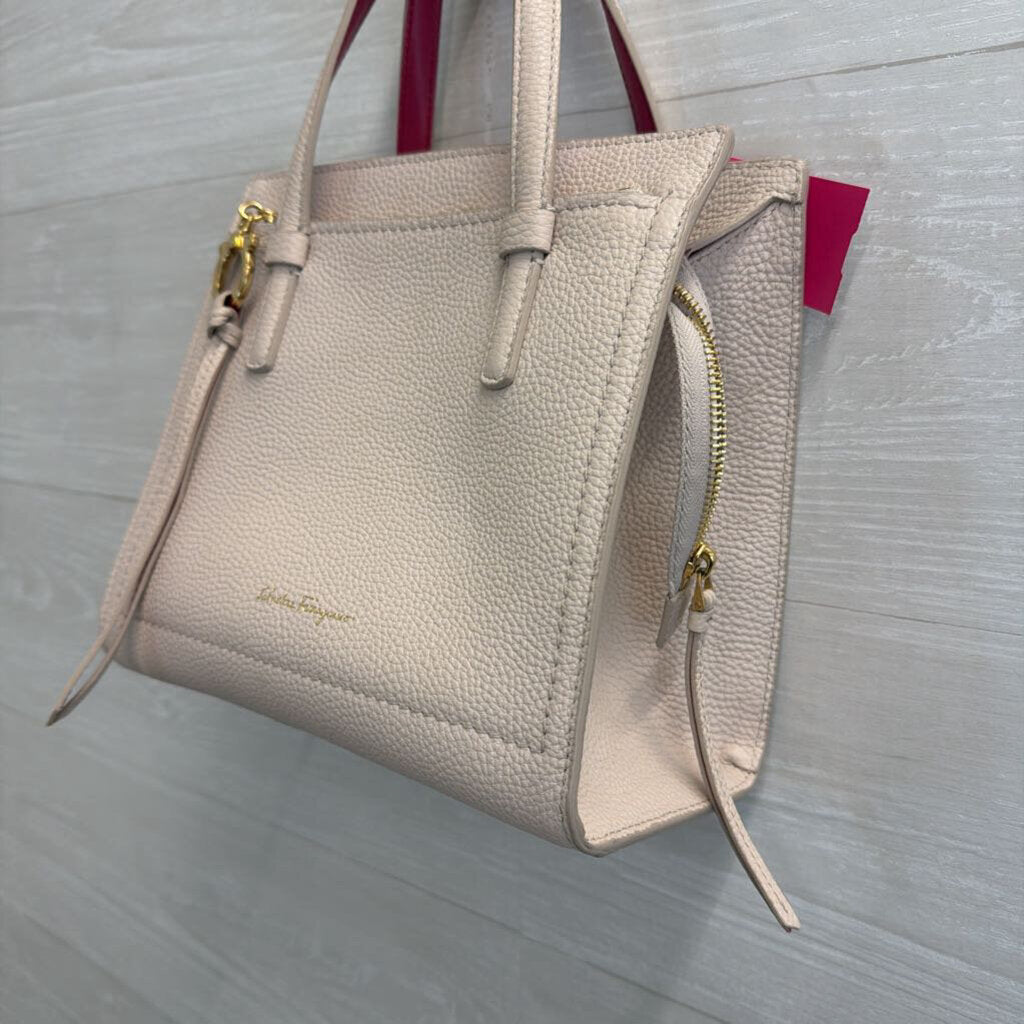 Salvatore Ferragamo Amy Small Leahter Tote Purse