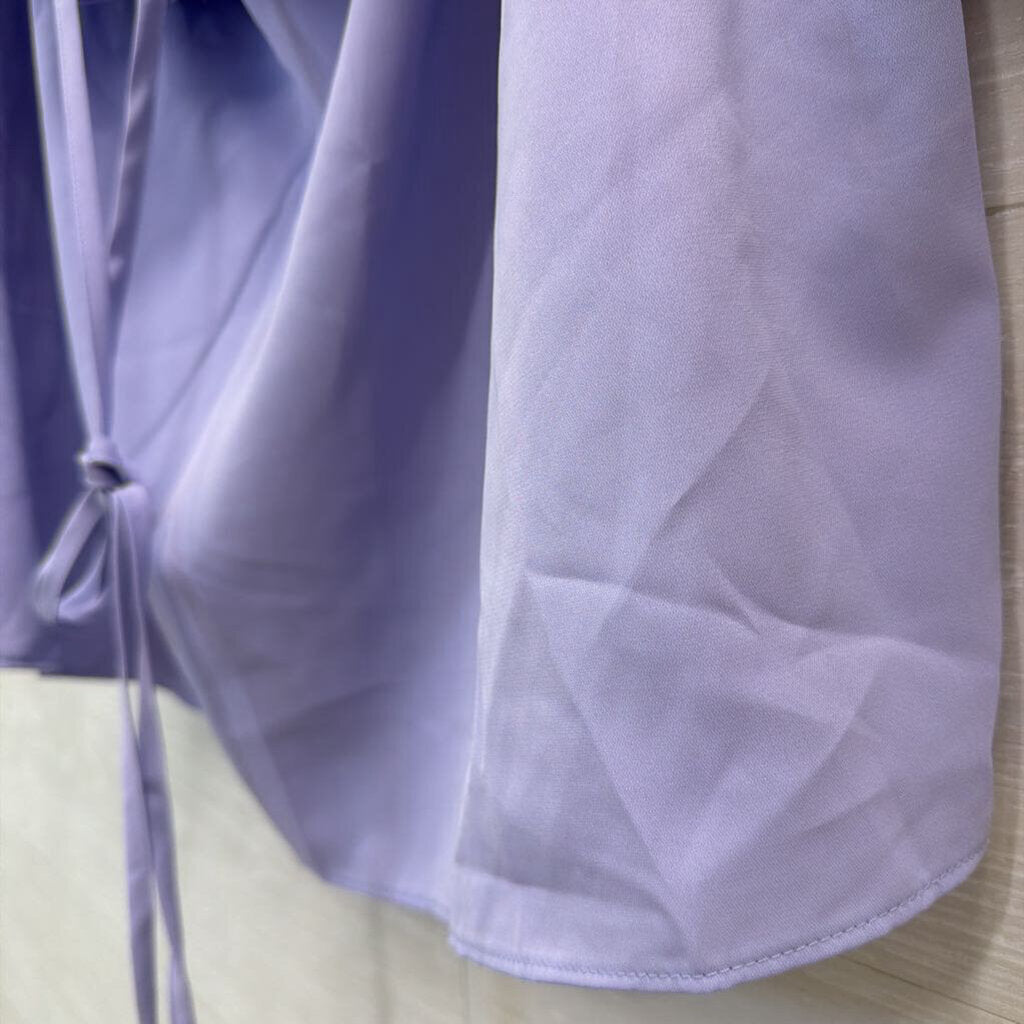 Byinns Purple Ruffle Detail Top XXL