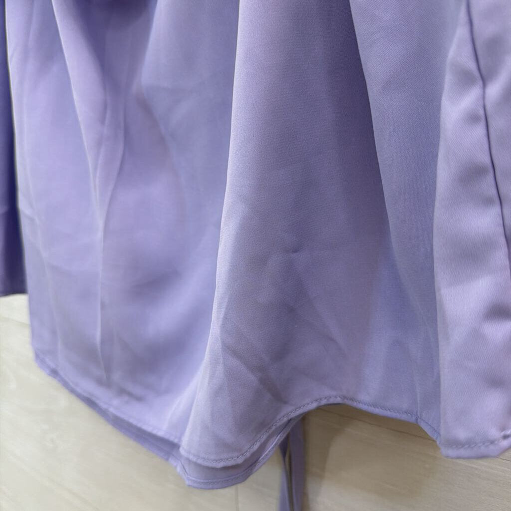 Byinns Purple Ruffle Detail Top XXL