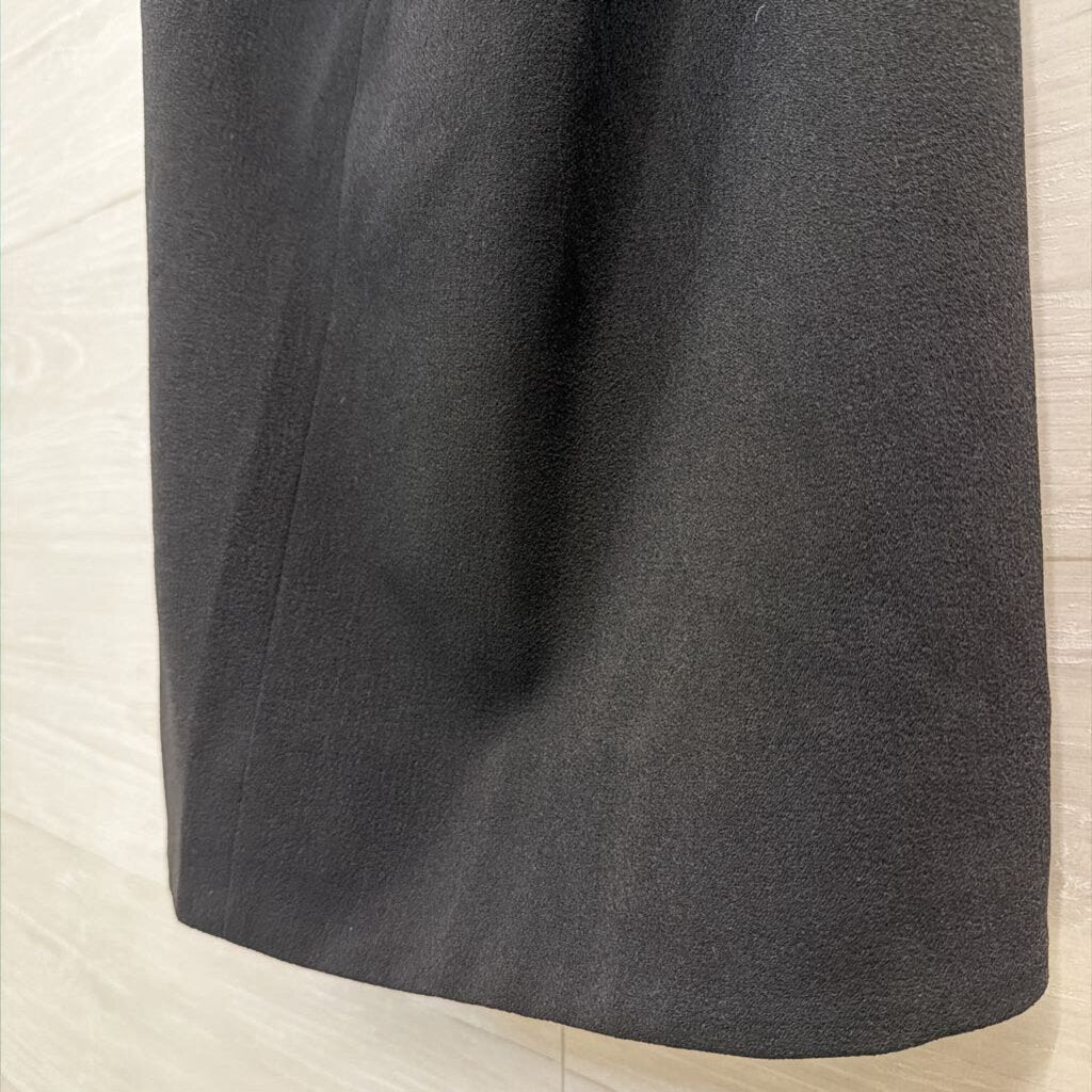 Dress The Population Black Bow Front Strapless Midi Dress Small