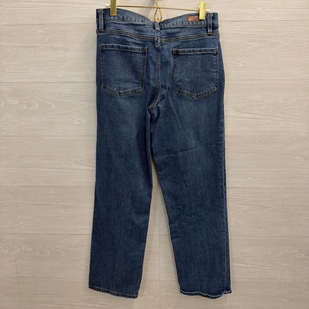 Blue Revival Dark Wash Wide Leg Jeans 27