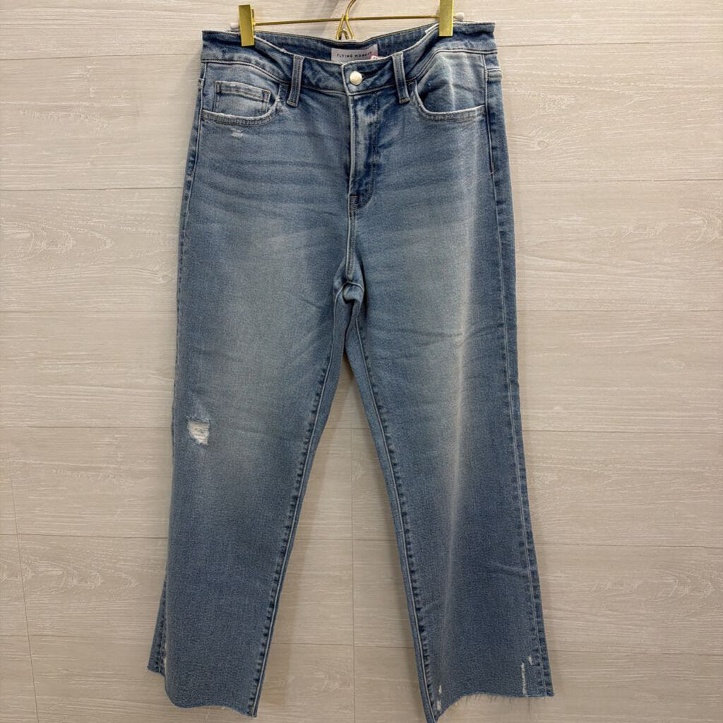 Flying Monkey Light Wash Wide Leg Jeans 30
