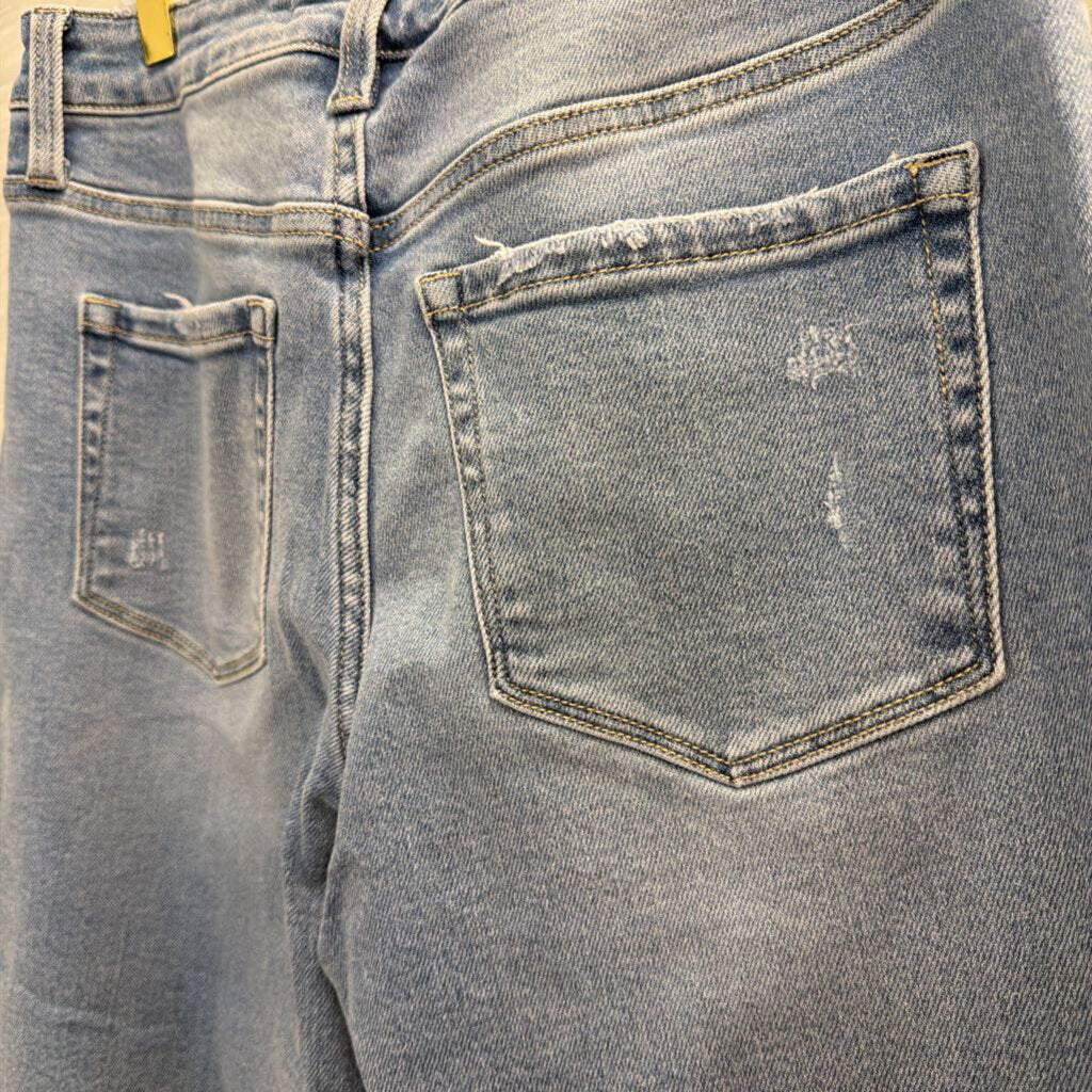 Flying Monkey Light Wash Wide Leg Jeans 30