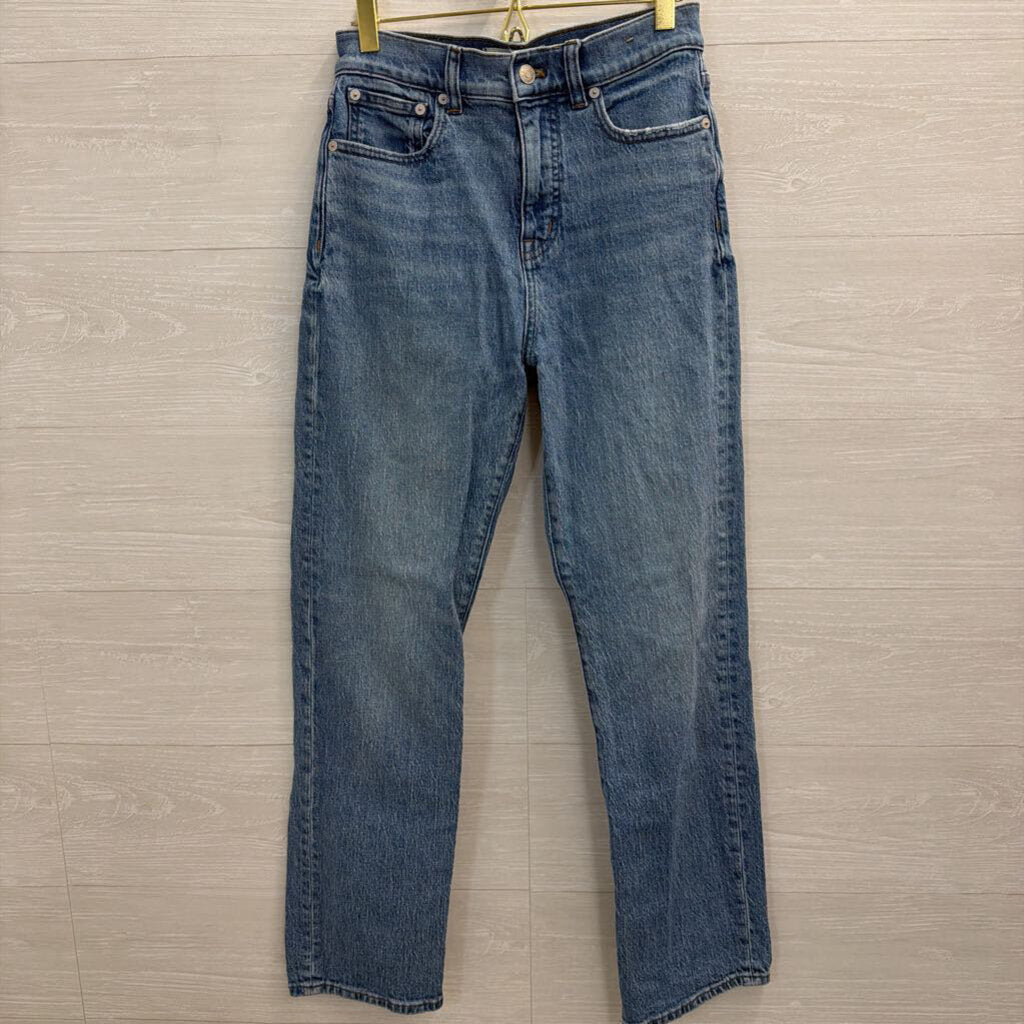 Madewell Light Wash 90s Straight Jeans 26