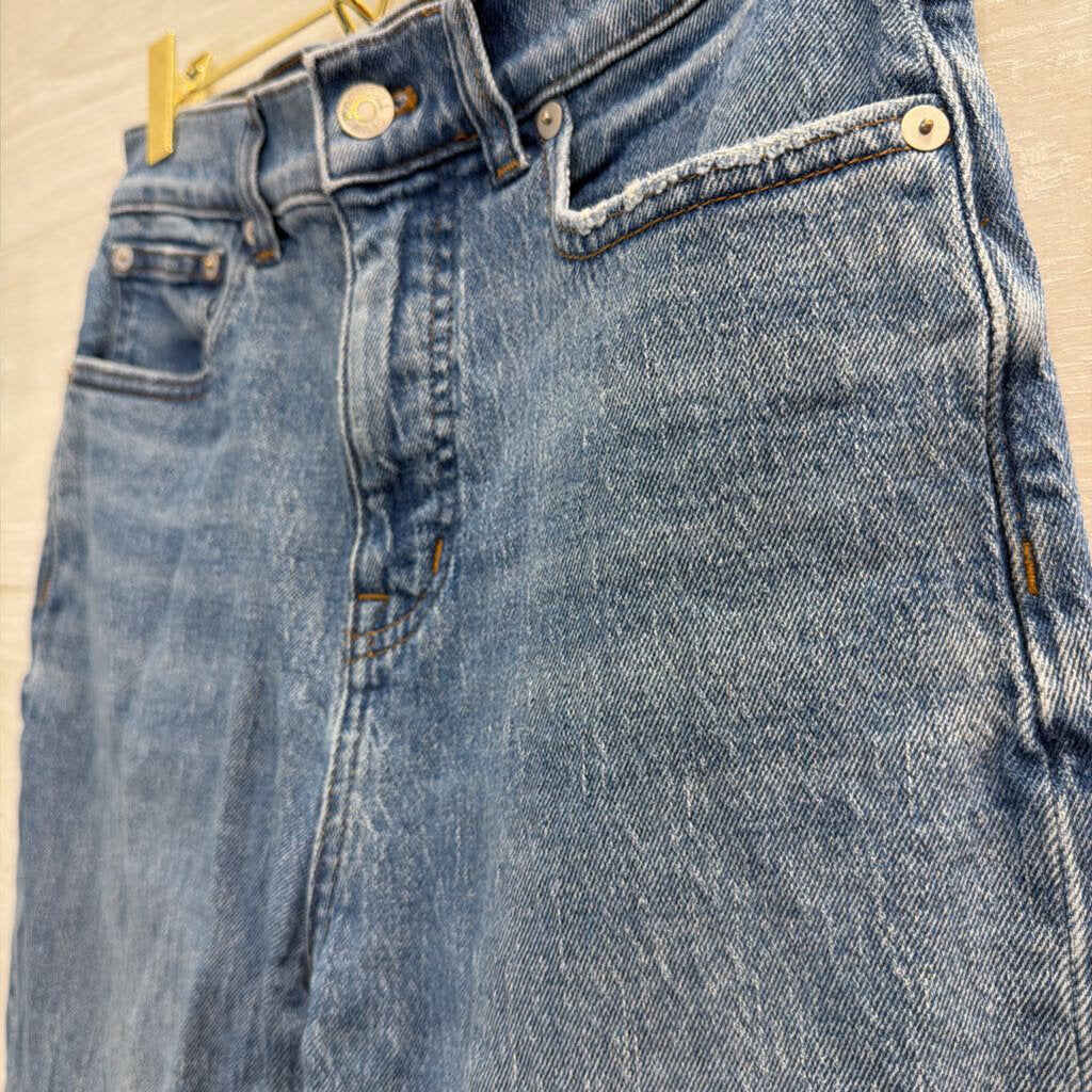 Madewell Light Wash 90s Straight Jeans 26