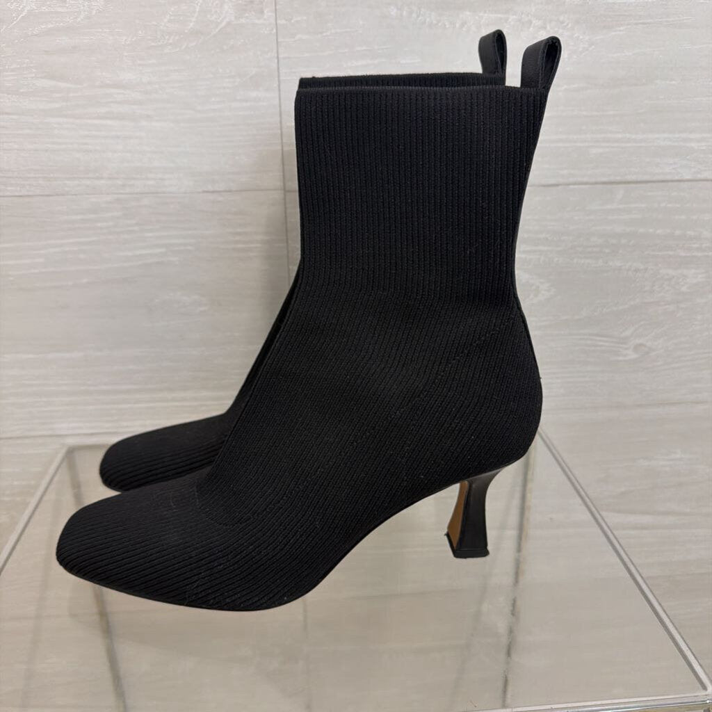 Dolce Vita Black Glamor Knit Booties 8