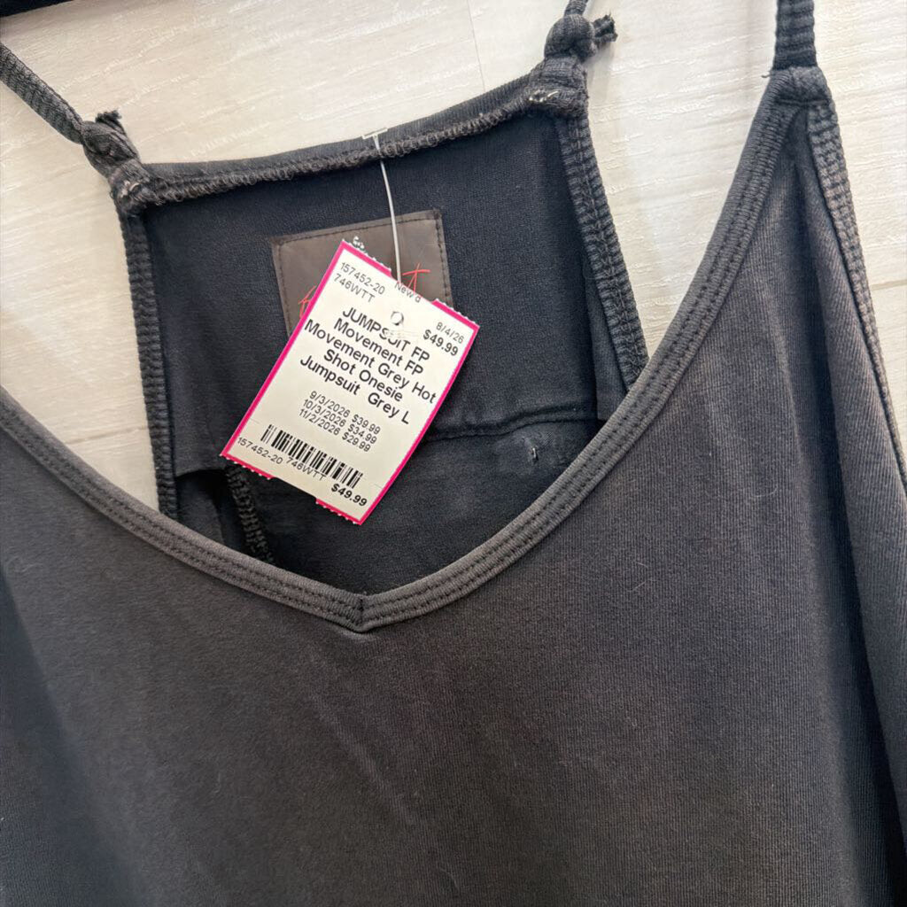FP Movement Grey Hot Shot Onesie Jumpsuit