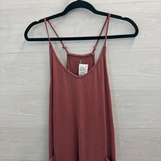 FP Movement Pink Hot Short Onesie Jumpsuit Large
