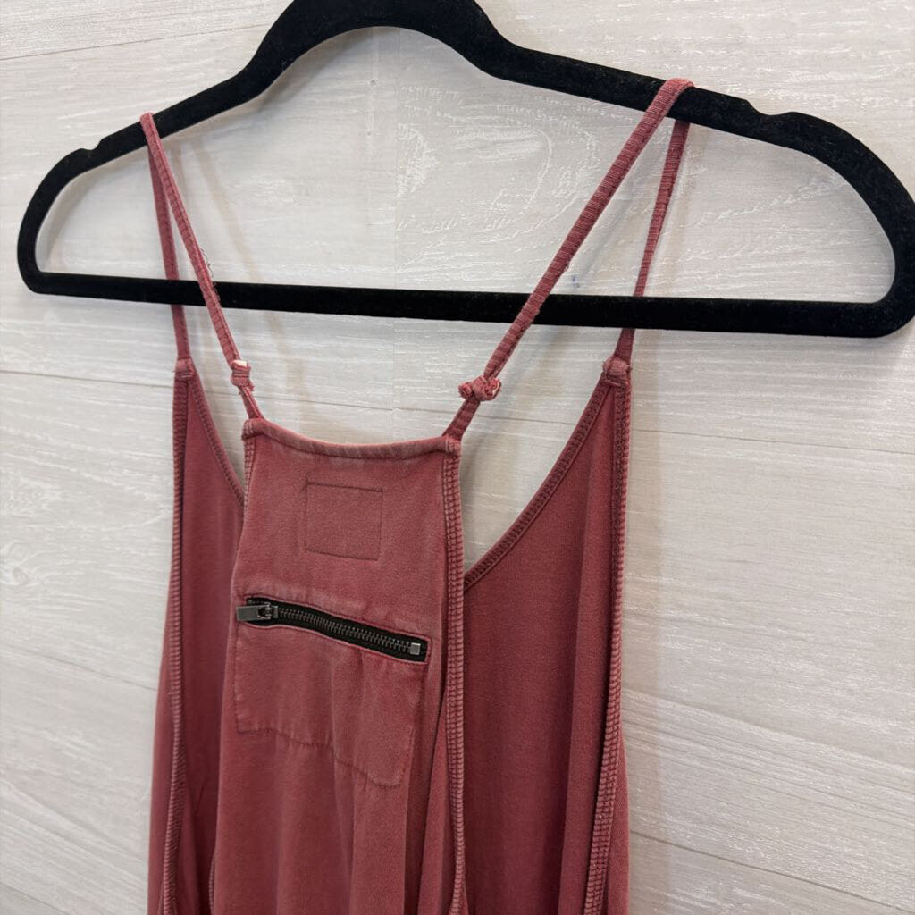 FP Movement Pink Hot Short Onesie Jumpsuit Large