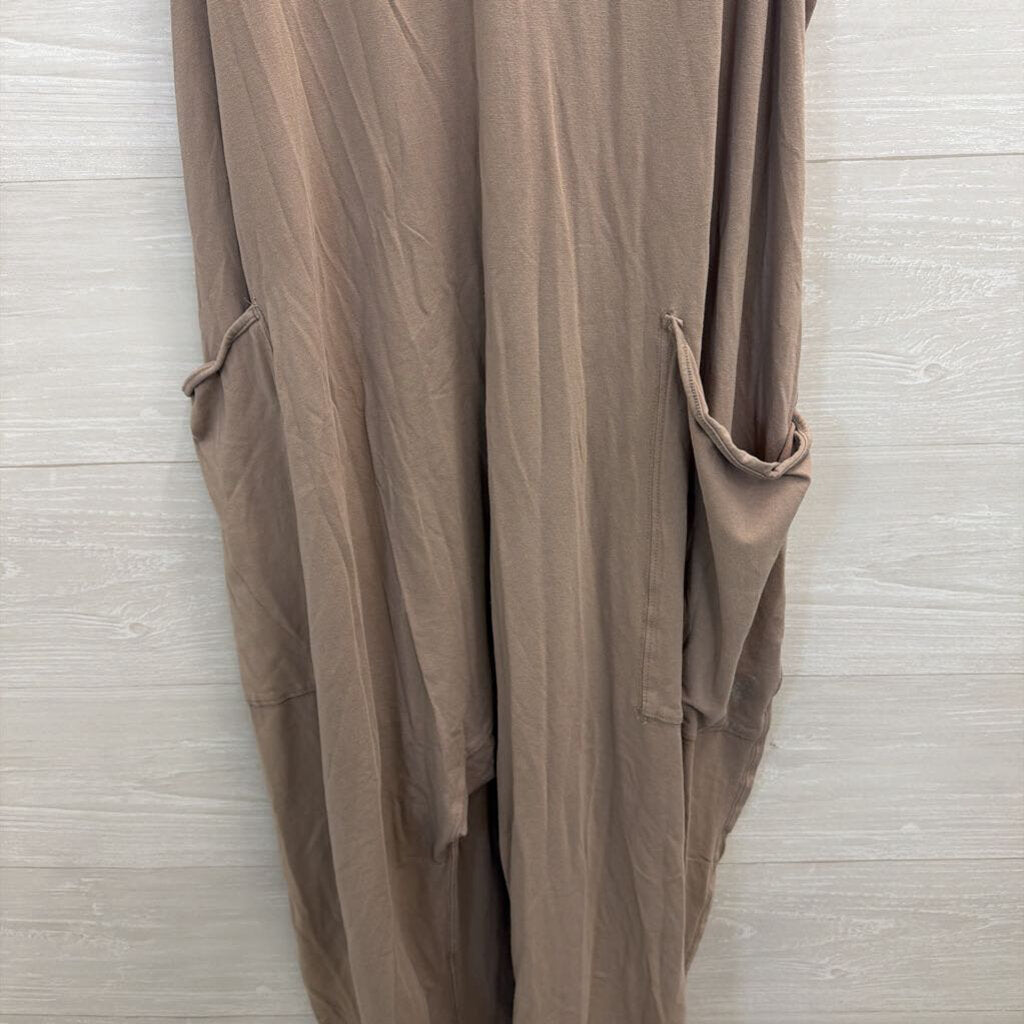 FP Movement Brown Hot Shot Onesie Jumpsuit Large