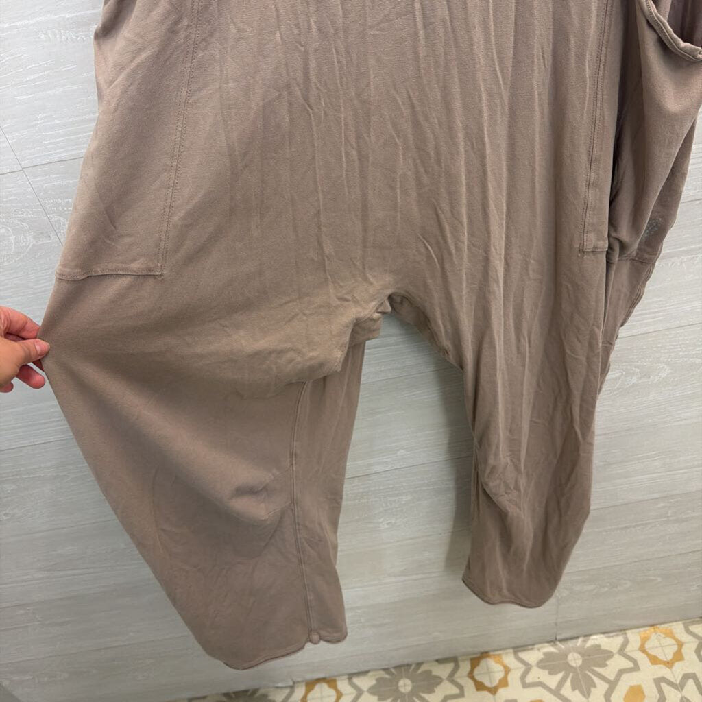 FP Movement Brown Hot Shot Onesie Jumpsuit Large