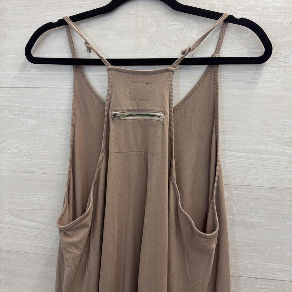 FP Movement Brown Hot Shot Onesie Jumpsuit Large