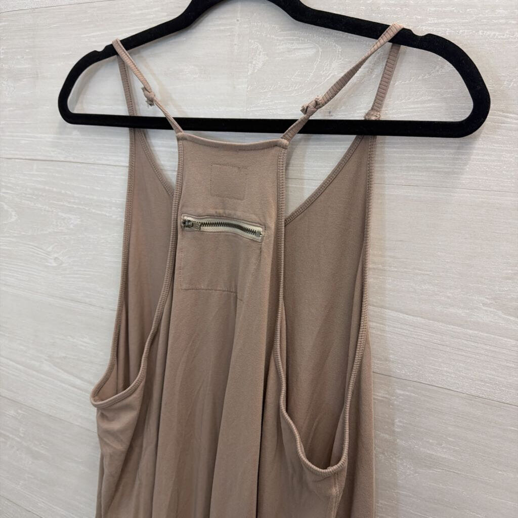 FP Movement Brown Hot Shot Onesie Jumpsuit Large