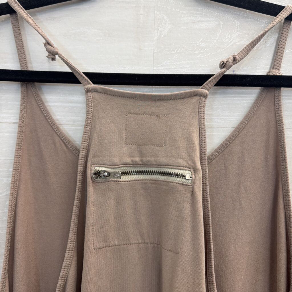 FP Movement Brown Hot Shot Onesie Jumpsuit Large