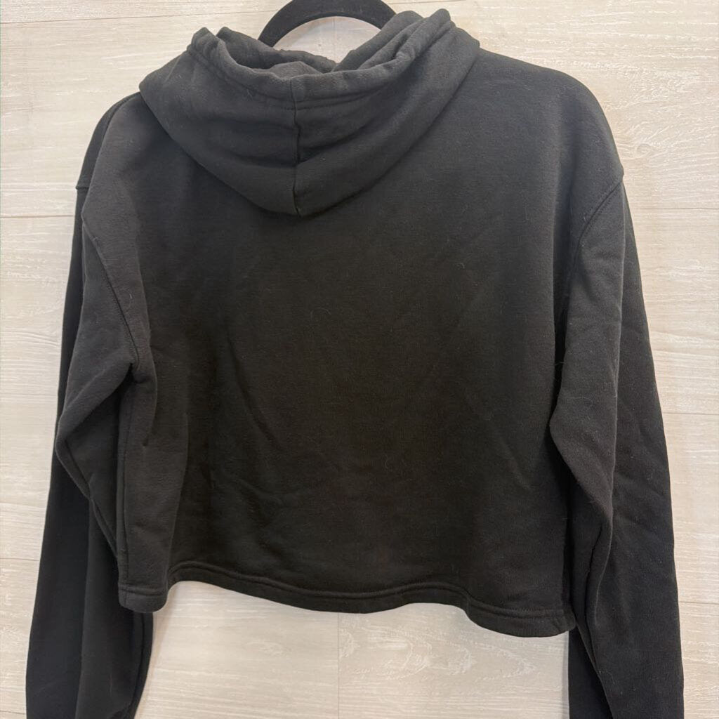 Messi Black/ Pink Cropped Graphic Hoodie Small