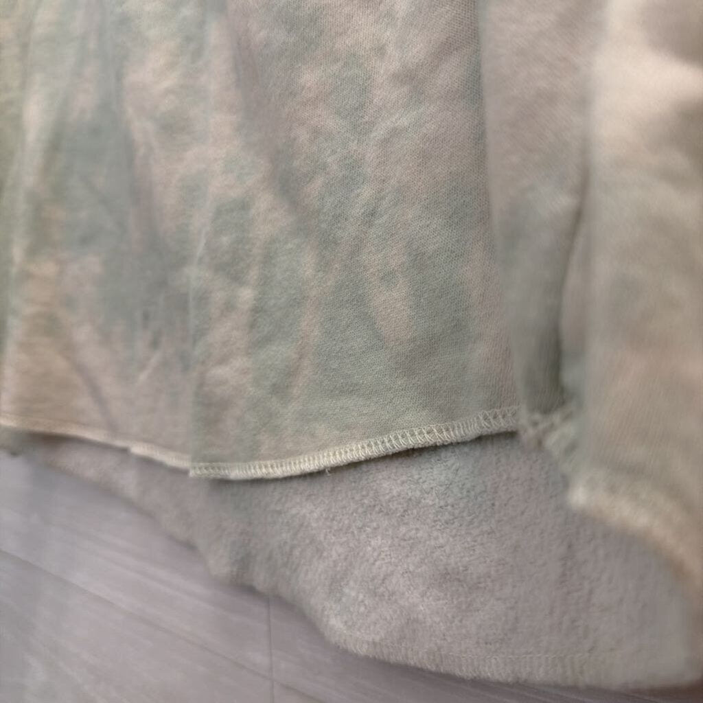 Green Tie Dye Cropped Dave Matthews Sweatshirt Top Small
