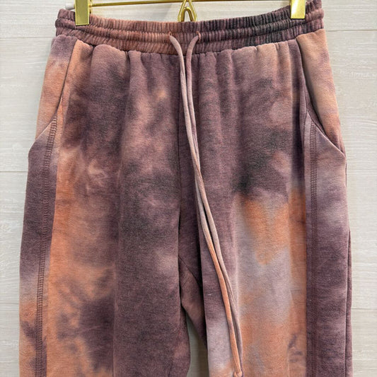 Altar'd State Purple Tie Dye Jogger Lounge Pants Small