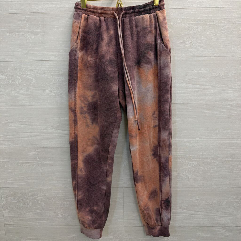 Altar'd State Purple Tie Dye Jogger Lounge Pants Small