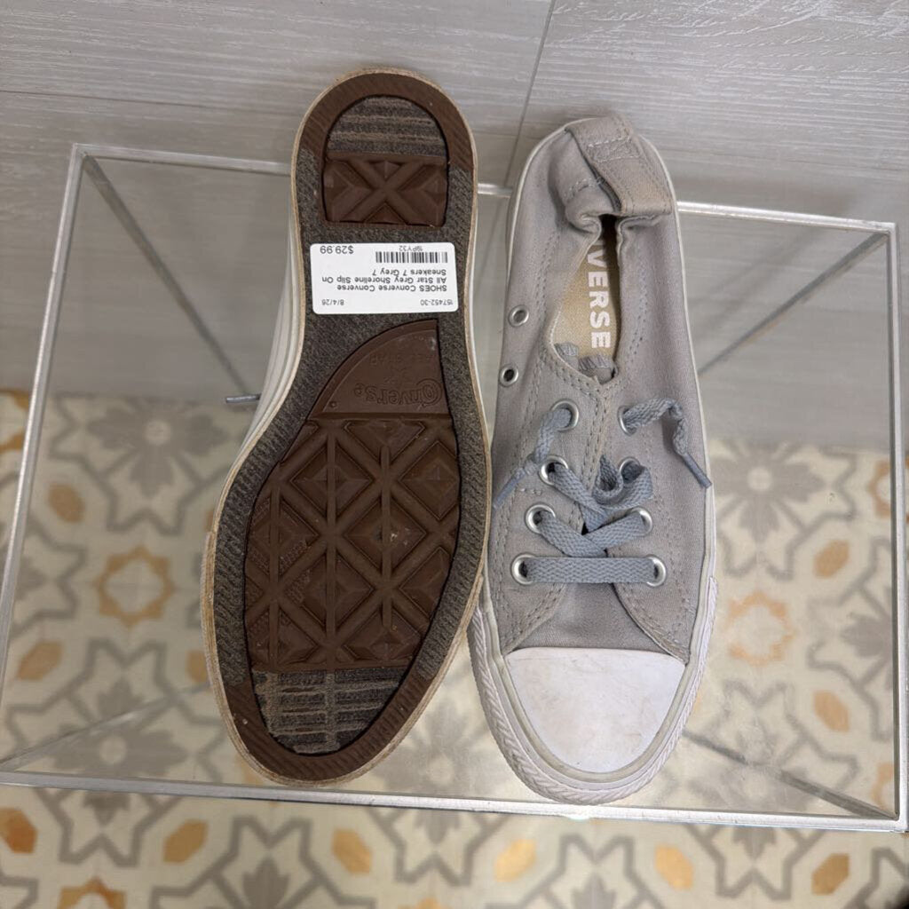 Converse All Star Grey Shoreline Slip On Sneakers 7