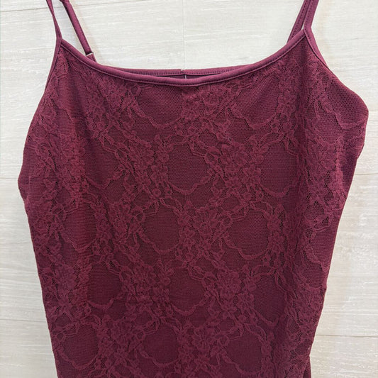 Loft Purple Lace Tank Top Small