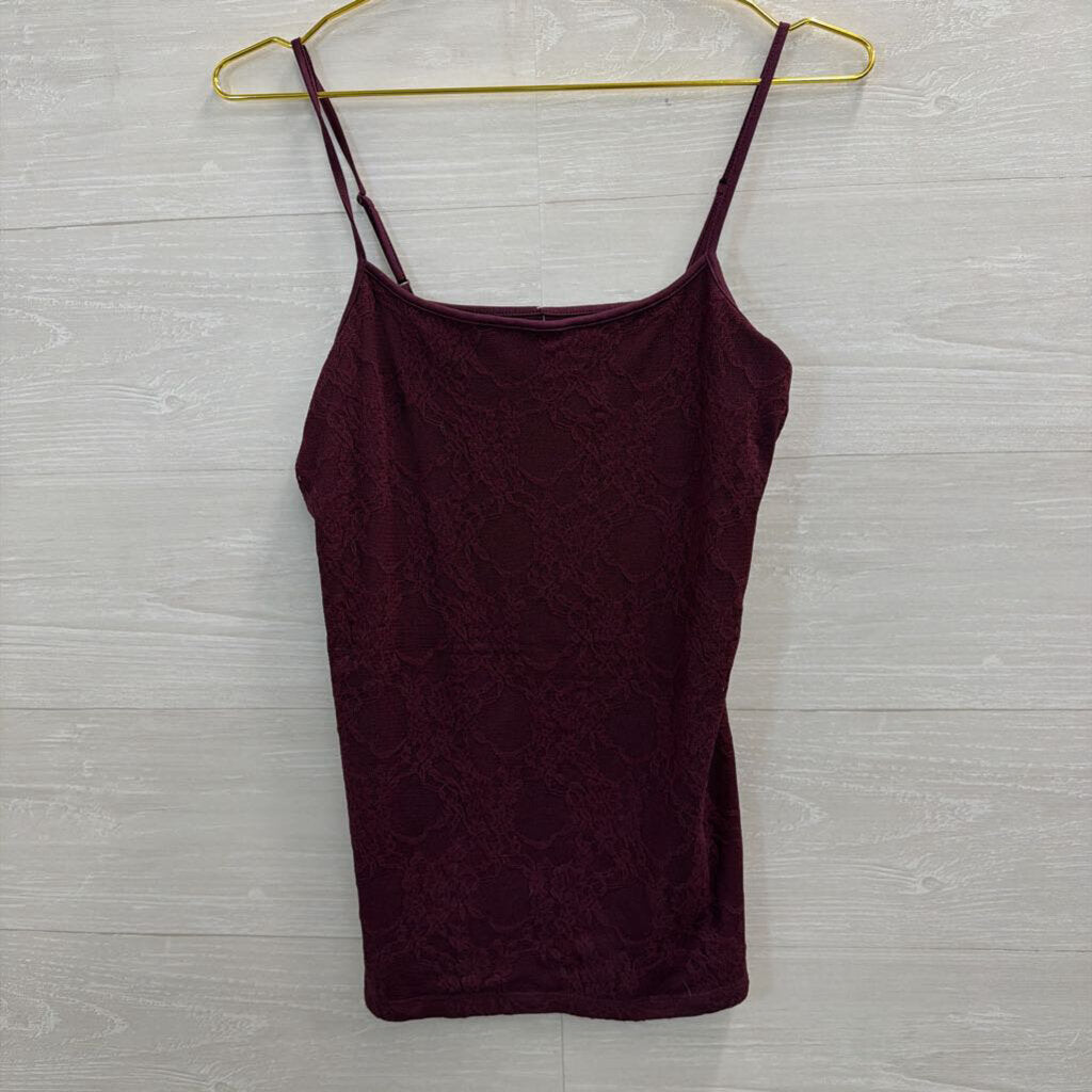 Loft Purple Lace Tank Top Small