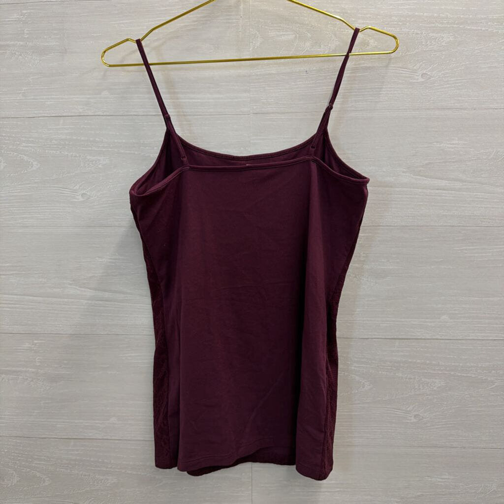 Loft Purple Lace Tank Top Small
