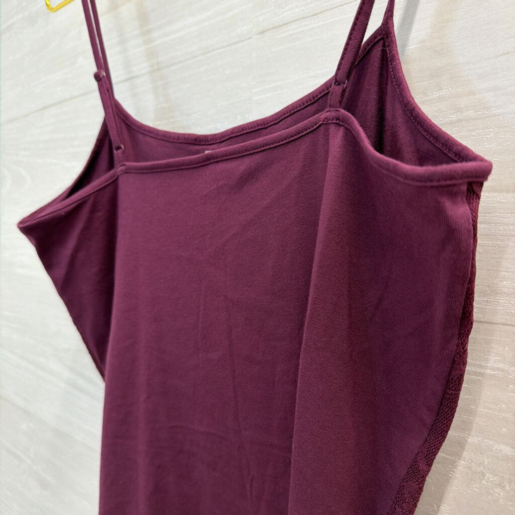 Loft Purple Lace Tank Top Small