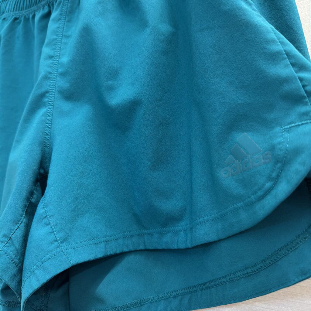 Adidas Teal Athletic Shorts Small