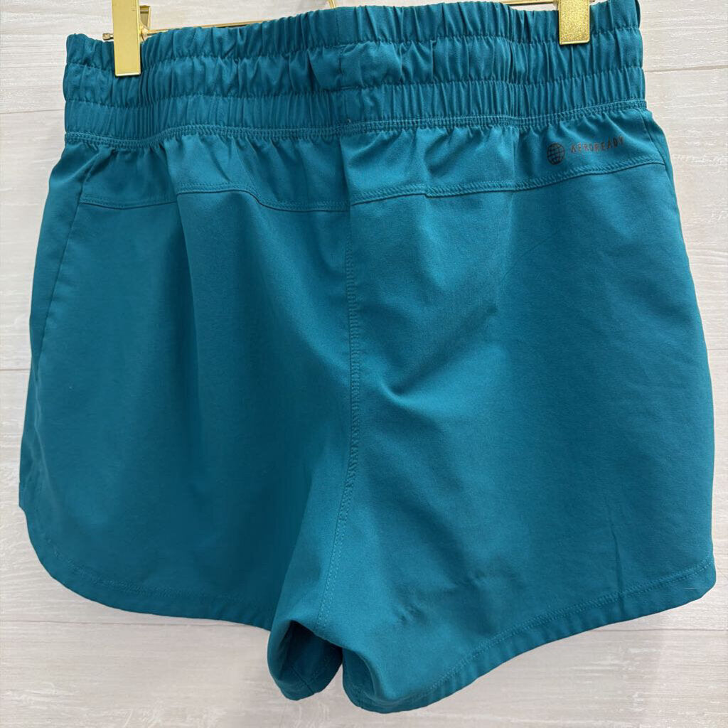Adidas Teal Athletic Shorts Small