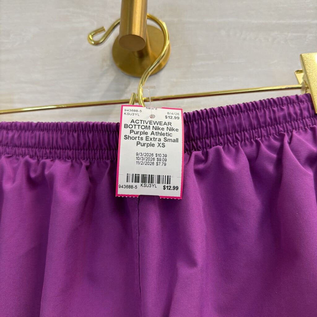 Nike Purple Athletic Shorts Extra Small