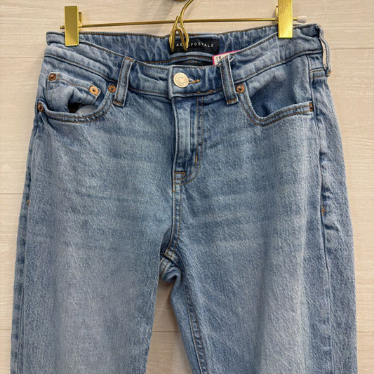 Light Wash Mid Rise Flare Jeans 2