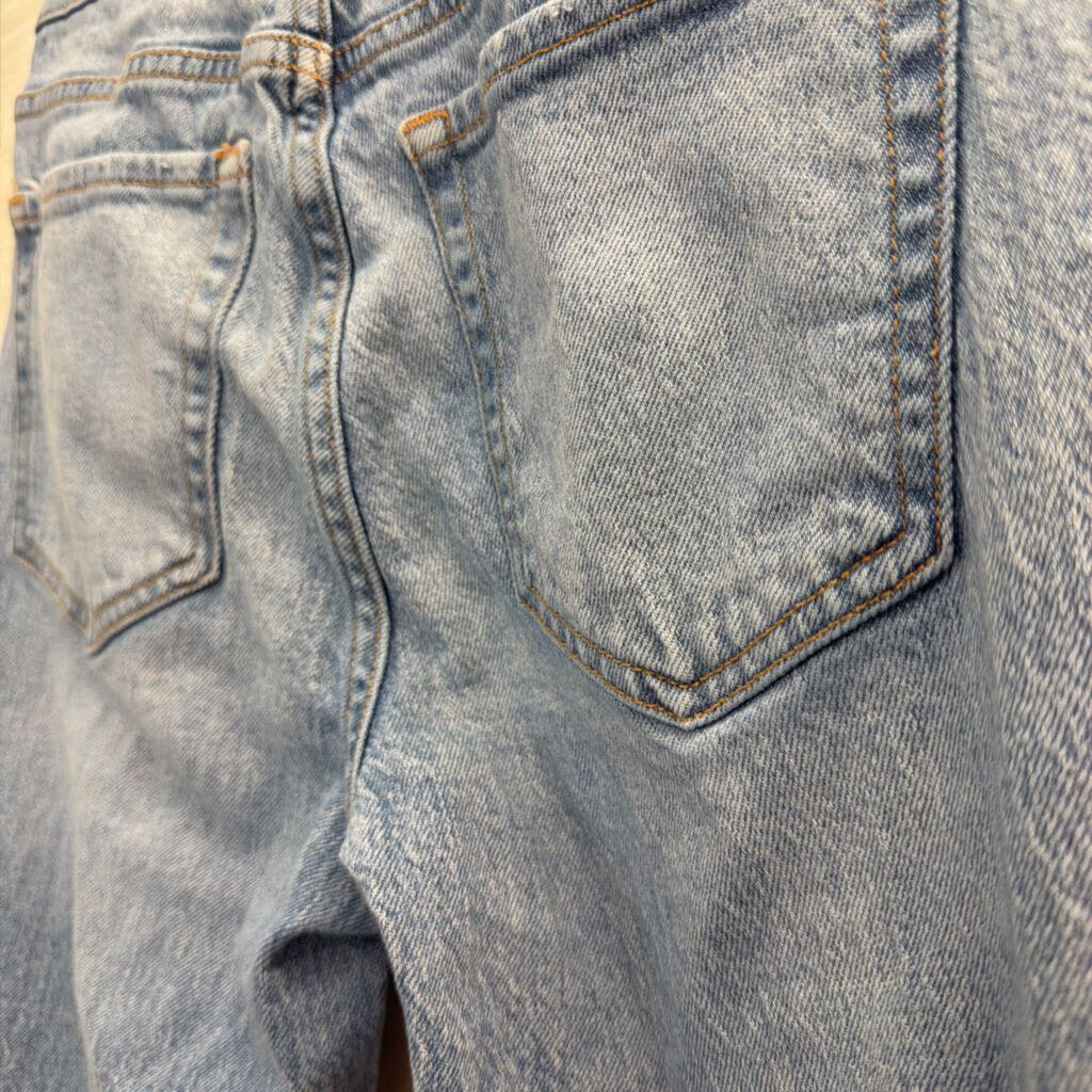 Light Wash Mid Rise Flare Jeans 2