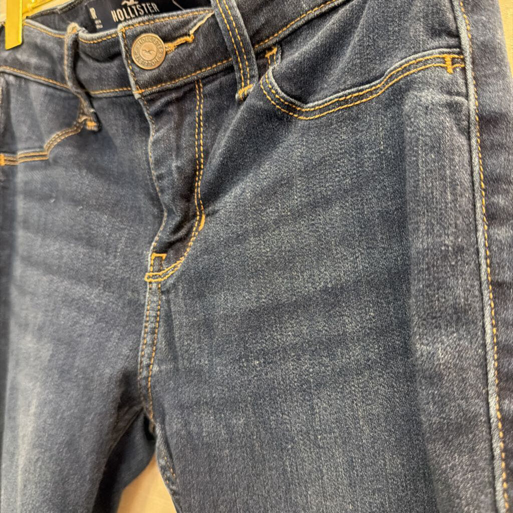 Hollister Dark Wash Low Rise Jeggings 25