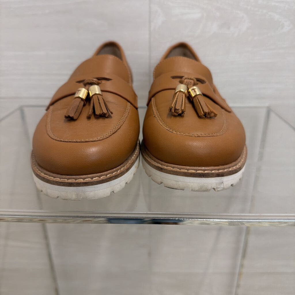 Talbots Brown Leather Laura Loafers 7