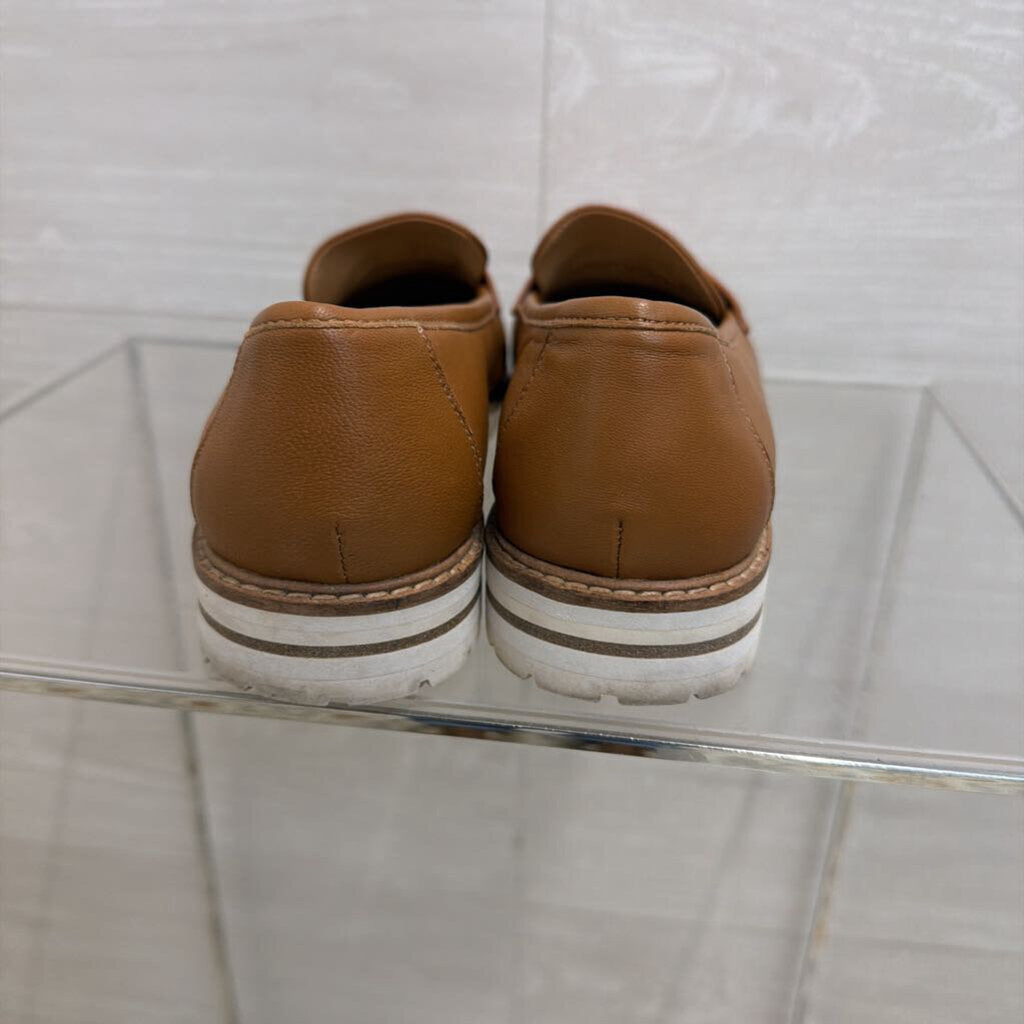 Talbots Brown Leather Laura Loafers 7