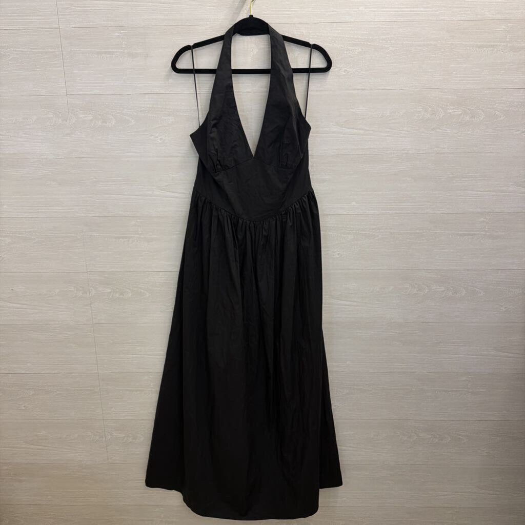 Fashion Nova Black Halter Maxi Dress Extra Large
