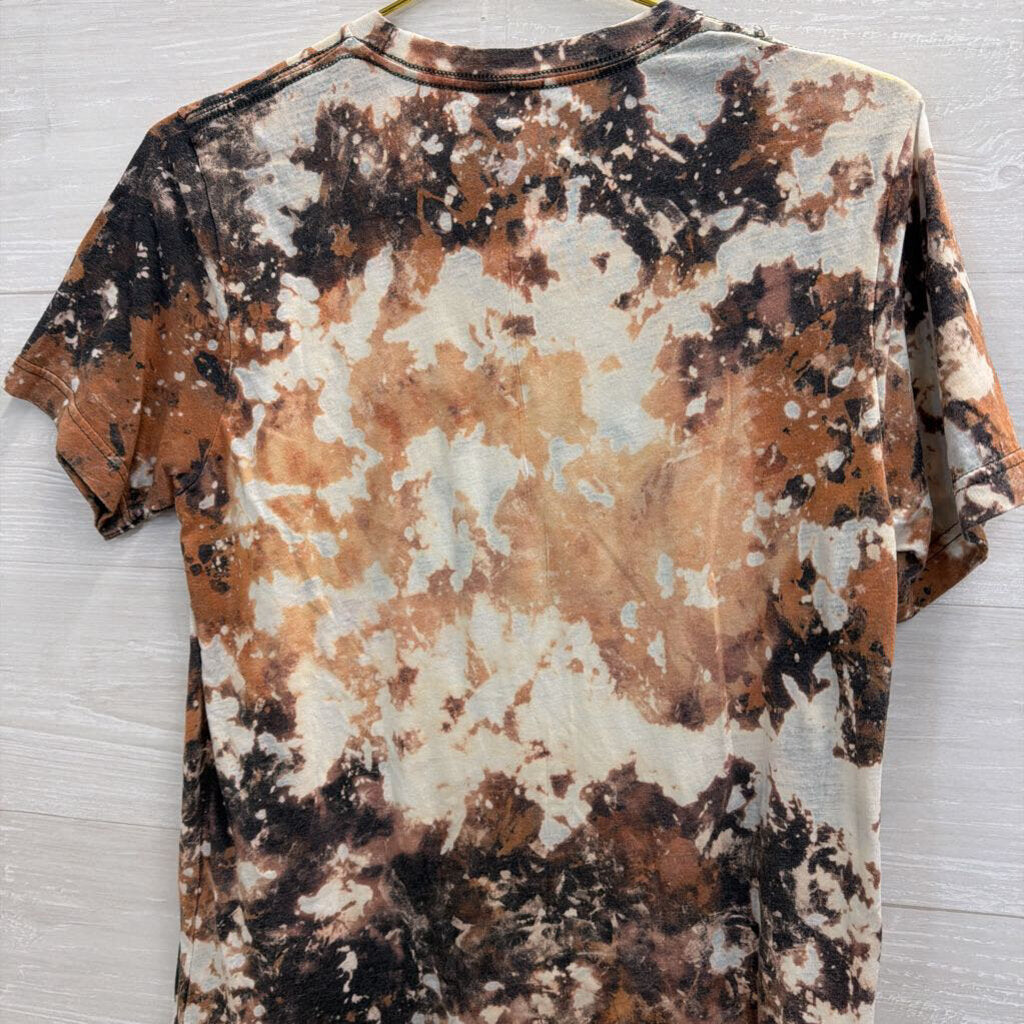 Coors and Cattle Brown/ Cream Short Sleeve Graphic Tee Medium