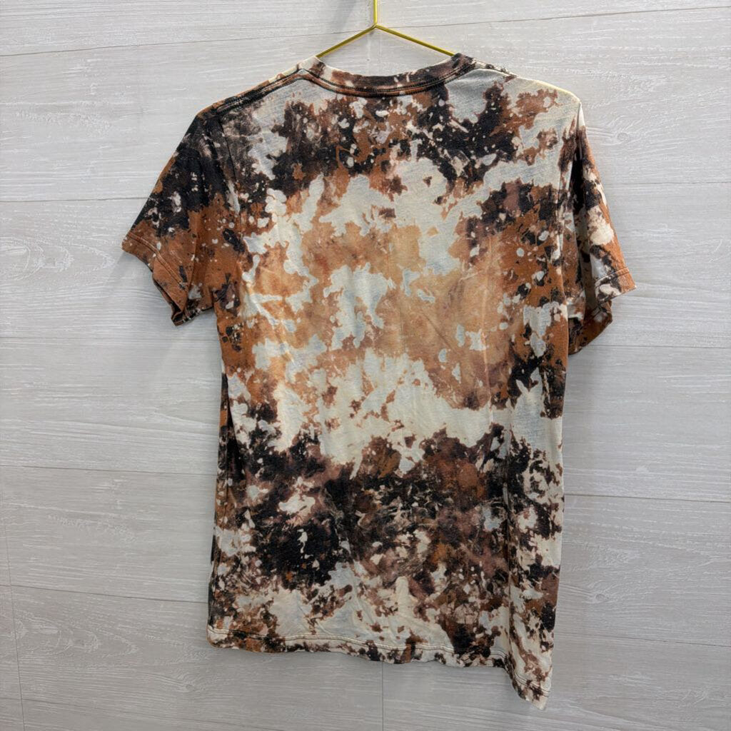 Coors and Cattle Brown/ Cream Short Sleeve Graphic Tee Medium