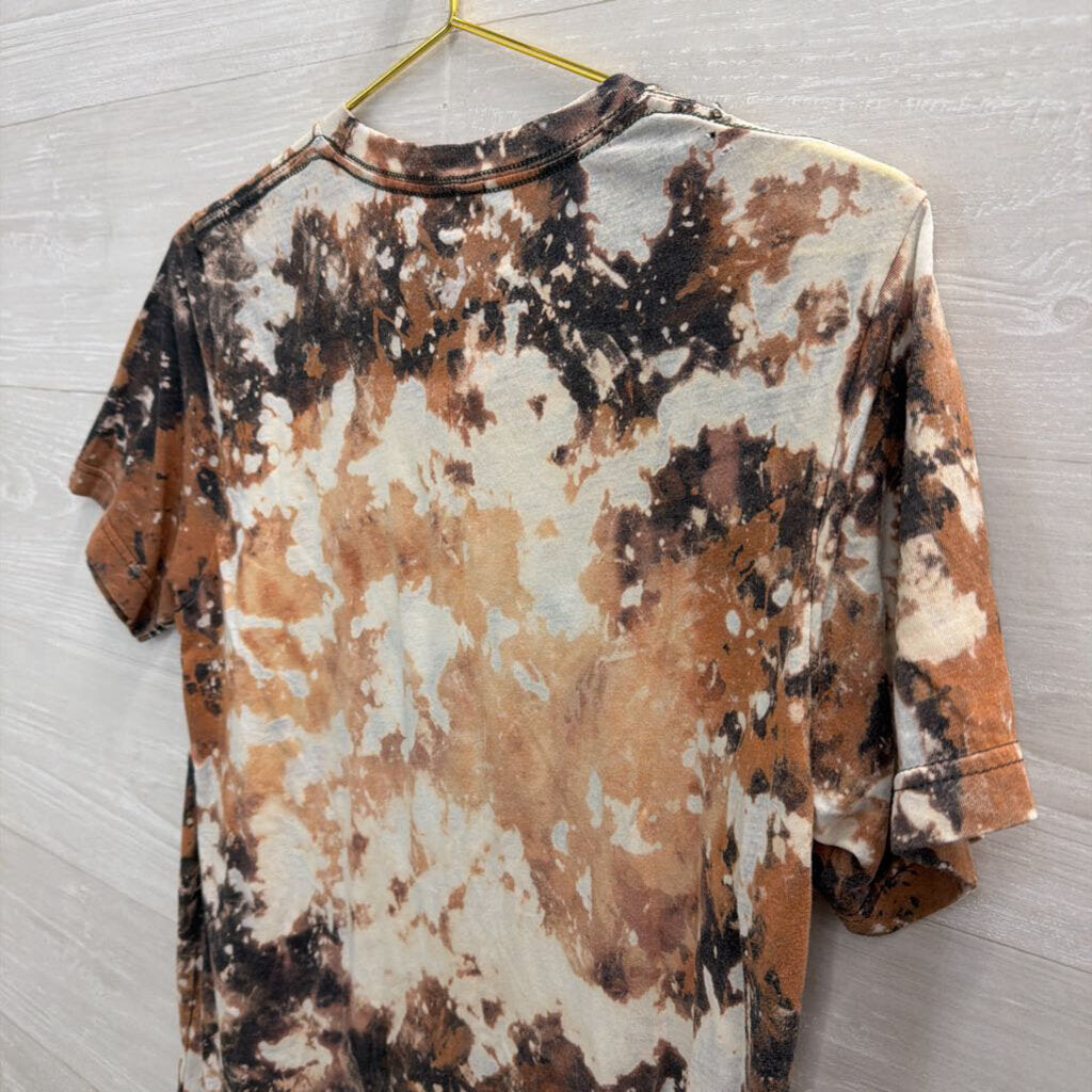Coors and Cattle Brown/ Cream Short Sleeve Graphic Tee Medium