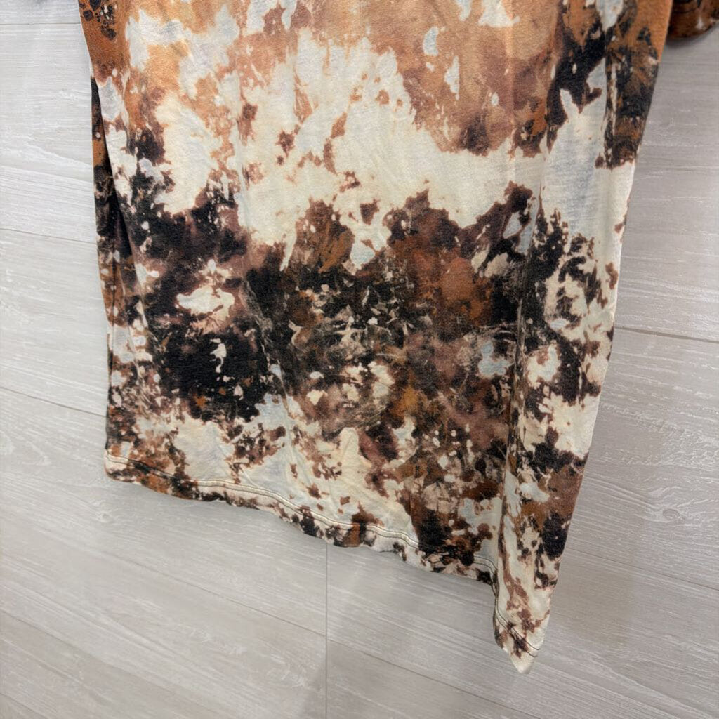 Coors and Cattle Brown/ Cream Short Sleeve Graphic Tee Medium