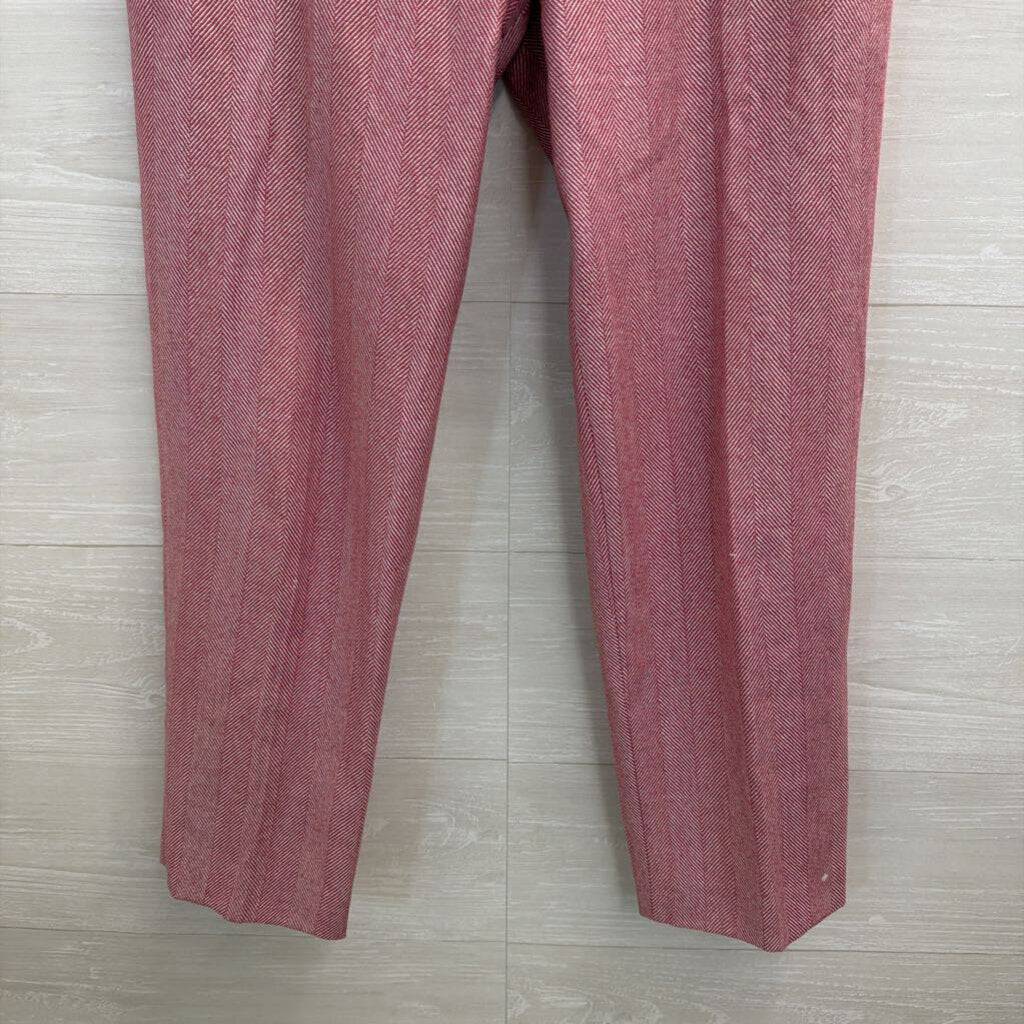 Boden Pink/ White Heritage British Tweed Pants 2