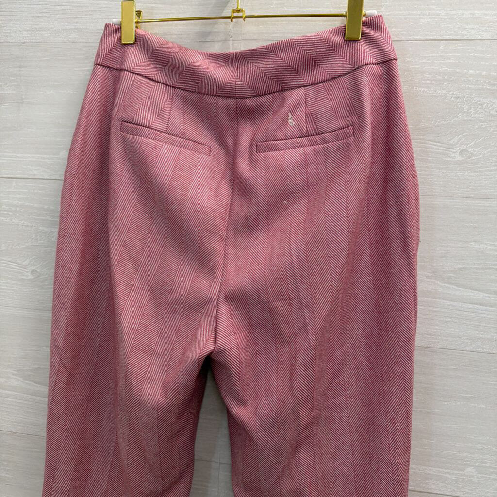 Boden Pink/ White Heritage British Tweed Pants 2