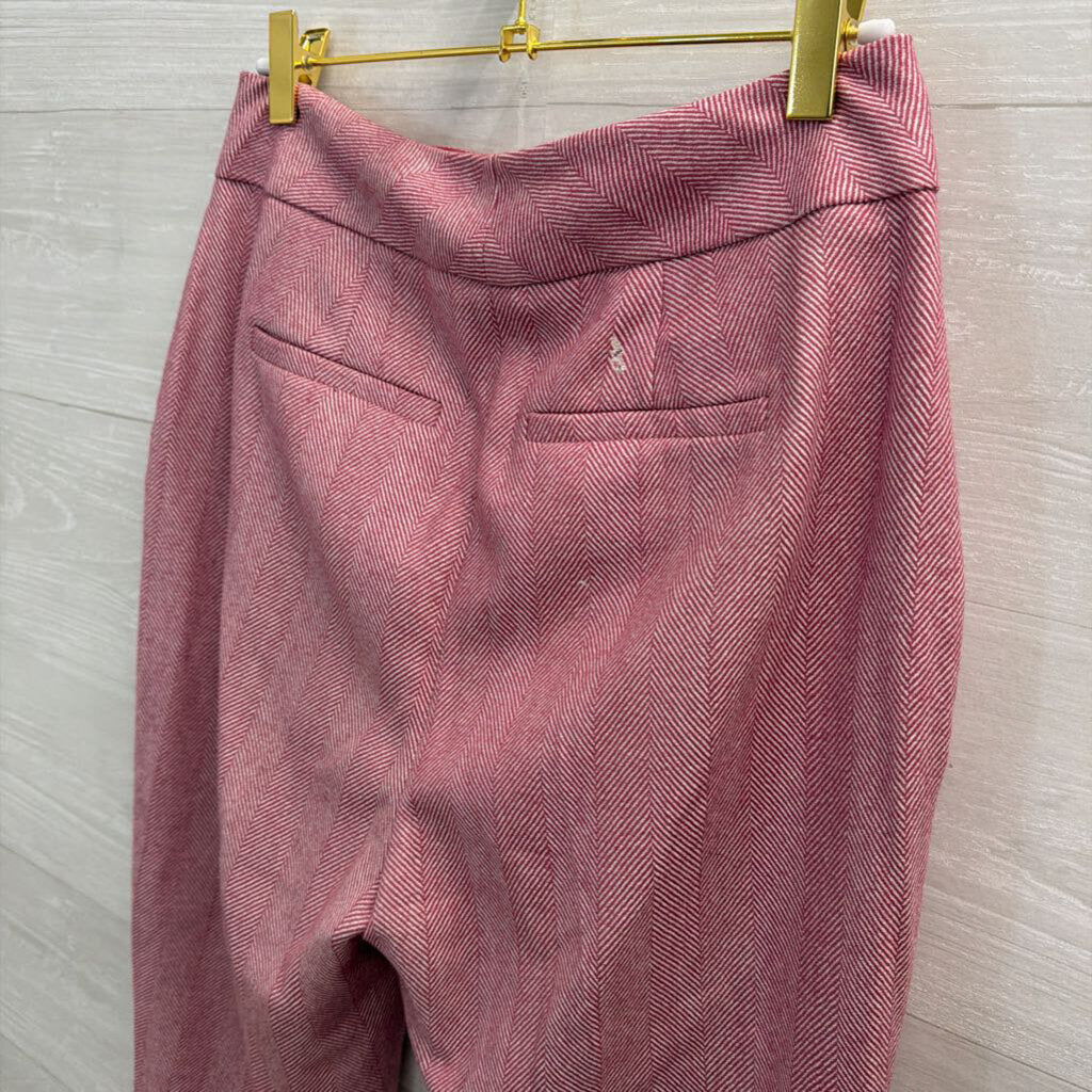 Boden Pink/ White Heritage British Tweed Pants 2