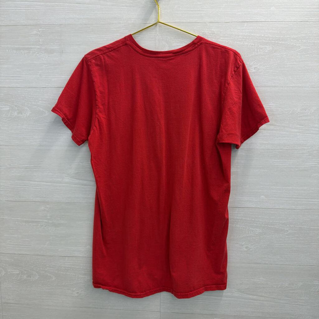 Red Georgia Short Sleeve Graphic Tee Medium